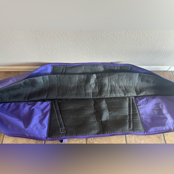 Vintage LL Bean Ski Bag Green Purple 213cm Long - Picture 8 of 13